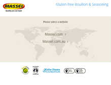 Tablet Screenshot of massel.com